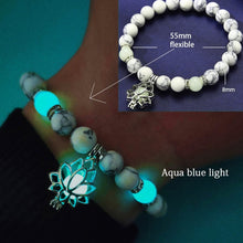 Load image into Gallery viewer, Unbelievable Natural Luminous Glow In The Dark Stone Bracelet

